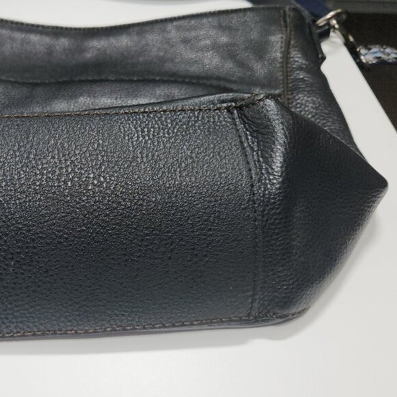 The Sak Leather Crossbody Bag Purse Black - Picture 6 of 16